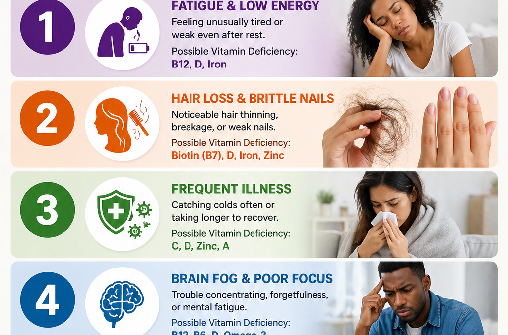 5 Signs Your Body May Be Lacking Essential Vitamins